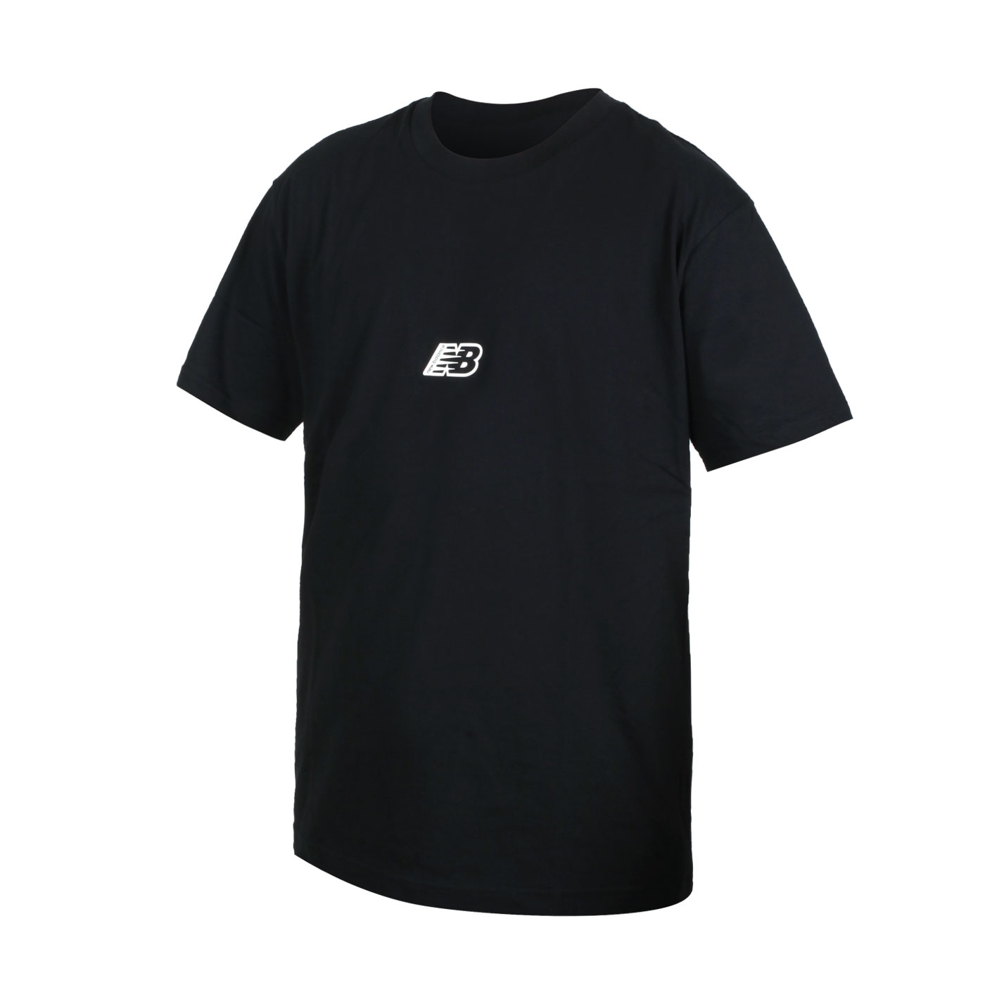 NEW BALANCE 男款短袖T恤 MT23514BK - 黑白