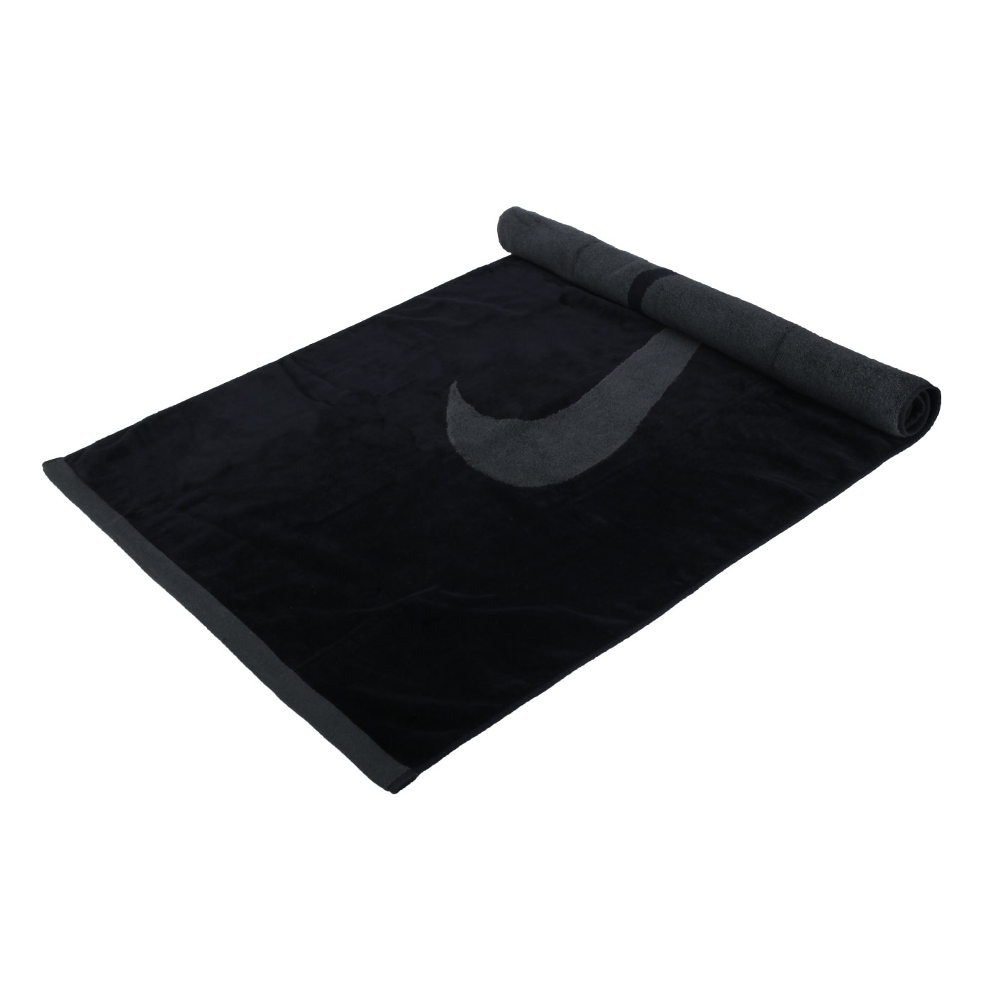 NIKE 運動毛巾(60*120cm) N1001929046LG - 黑灰