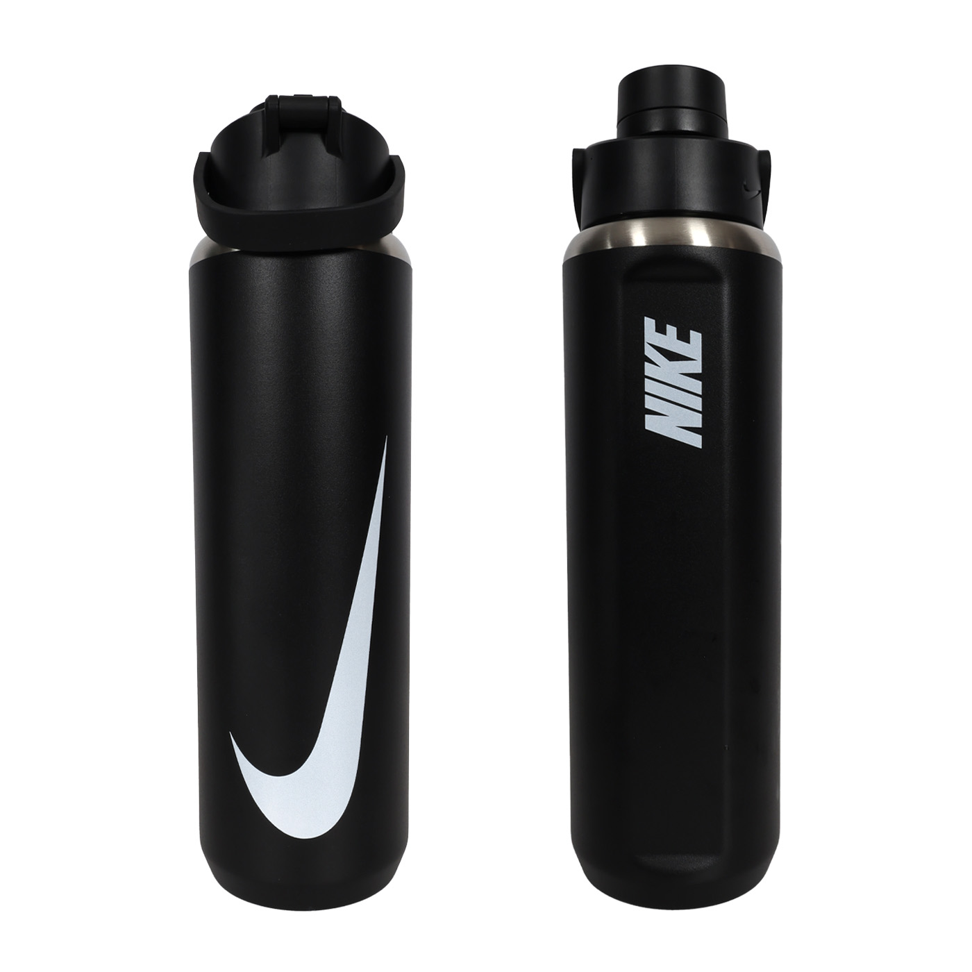 NIKE SS RECHARGE 大口徑保冷瓶24OZ  N101379909124 - 黑白