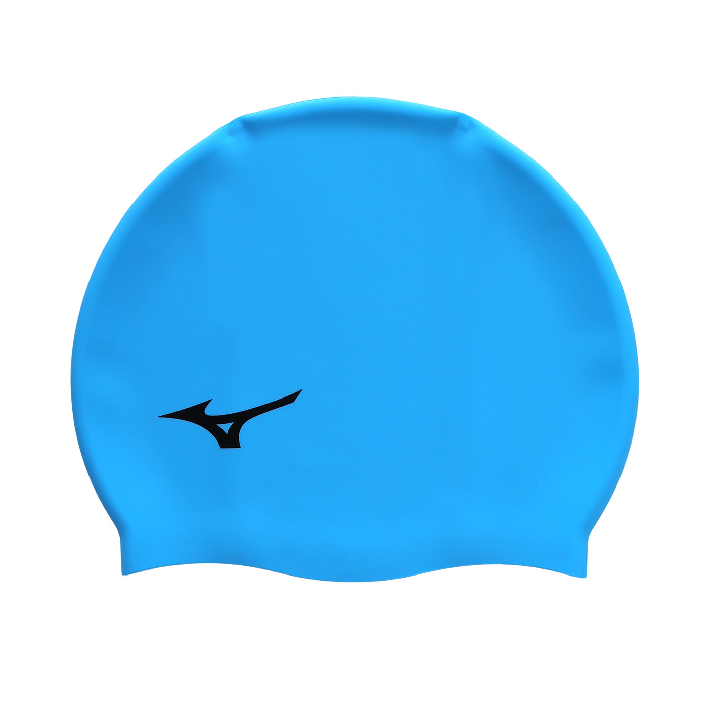 MIZUNO 矽膠泳帽  SWIM N2JWB91400-24 - 天藍黑