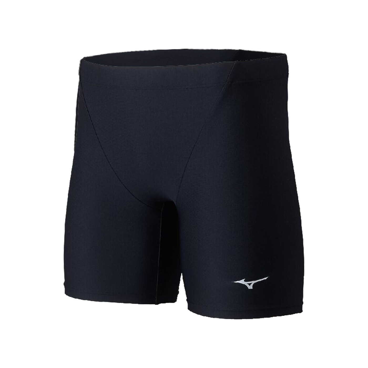 MIZUNO 男五分泳褲  SWIM N2MBDA0109 - 黑銀