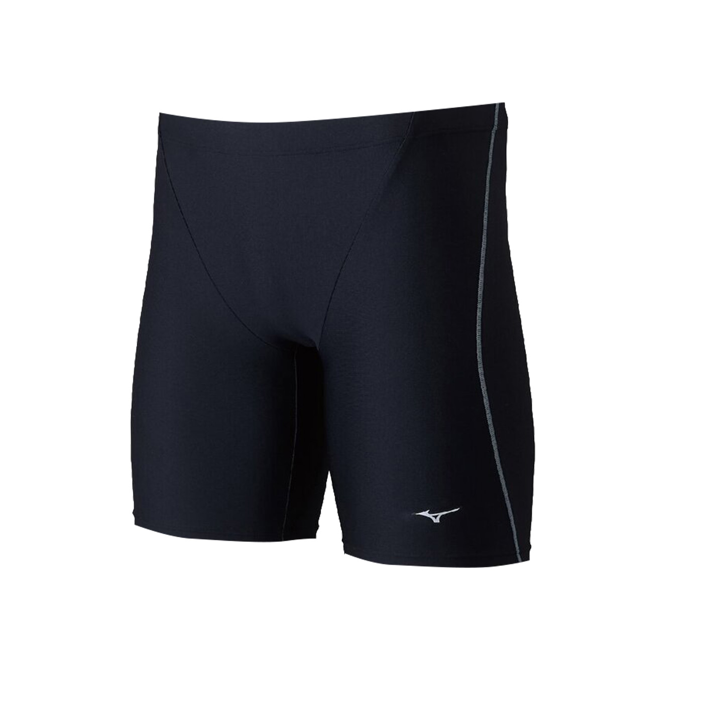 MIZUNO 男五分泳褲  SWIM N2MBDA1190 - 黑灰銀