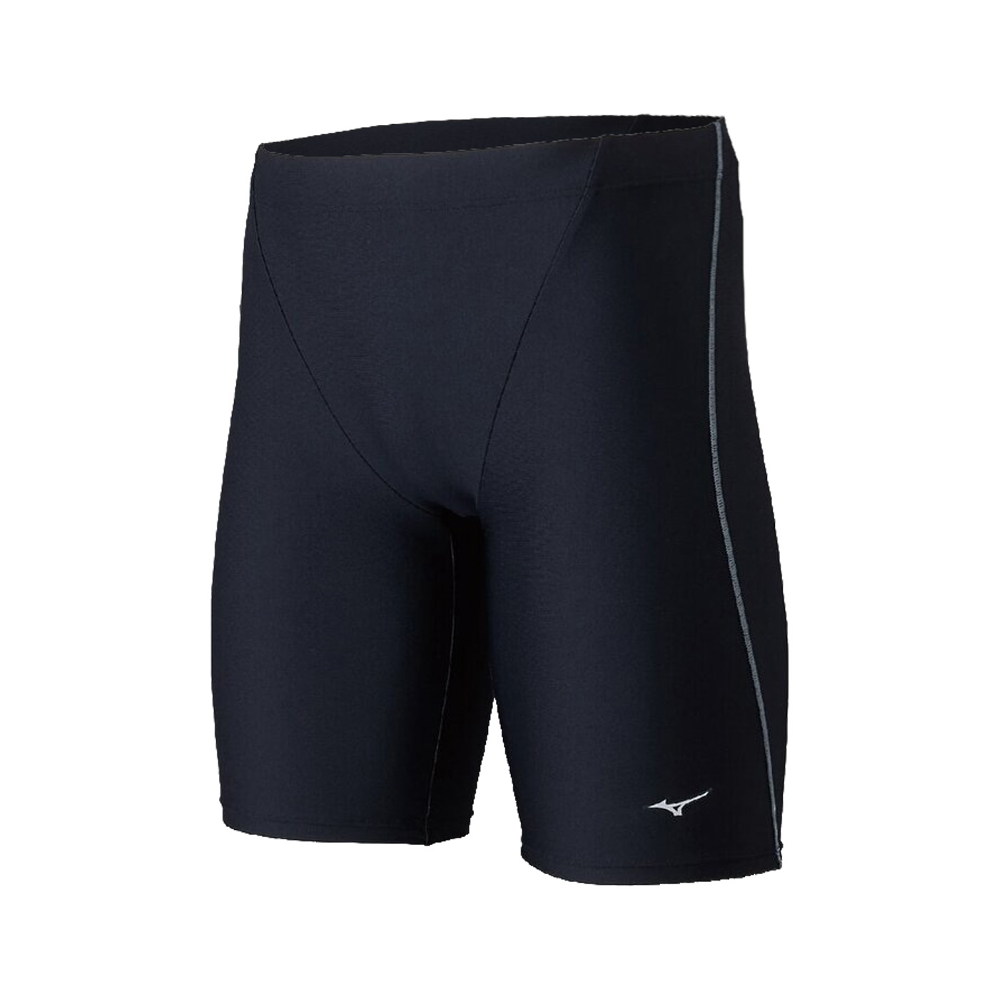 MIZUNO 男五分泳褲  SWIM N2MBDA1390 - 黑灰銀