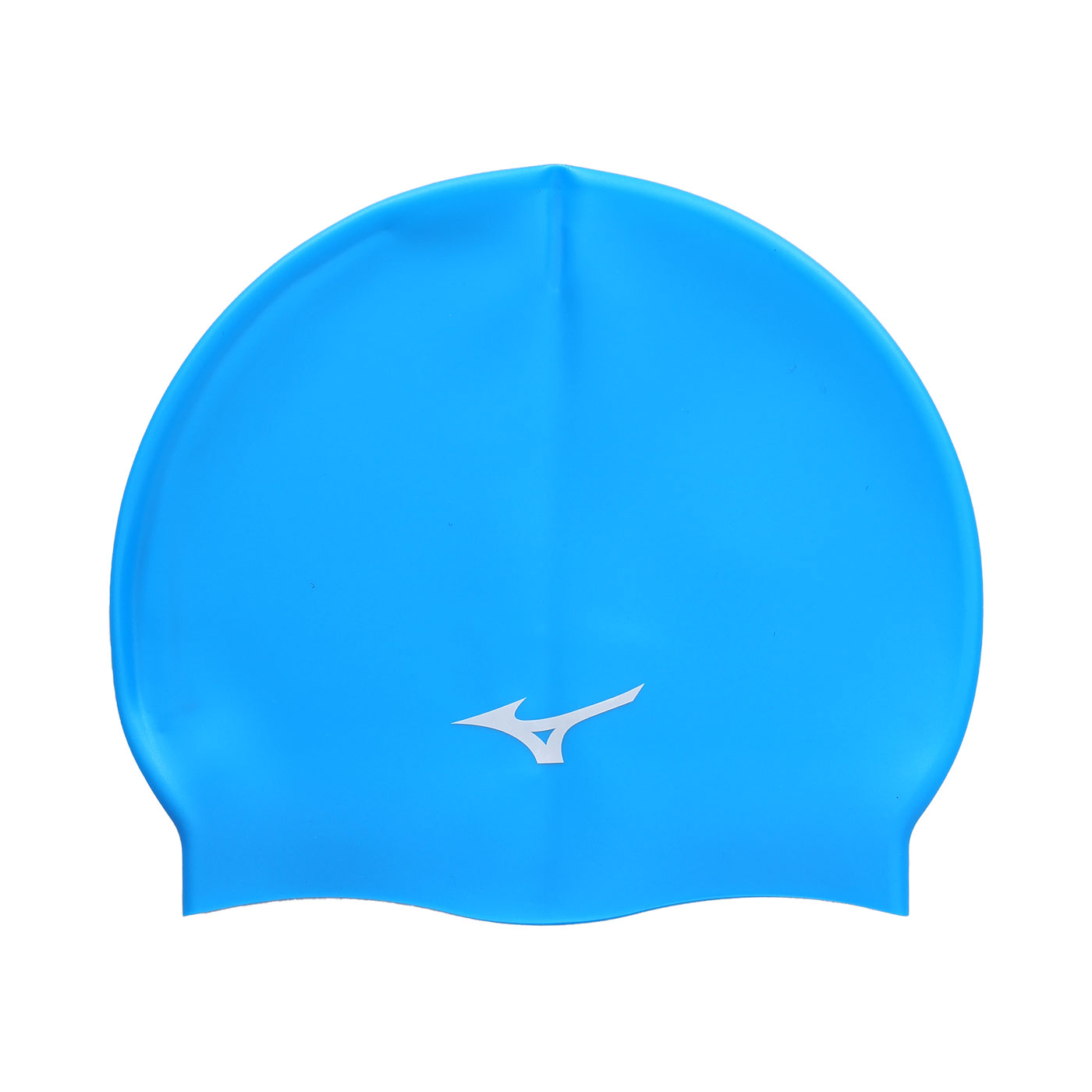 MIZUNO 矽膠泳帽  SWIM N2TWB55300-22 - 天空藍白
