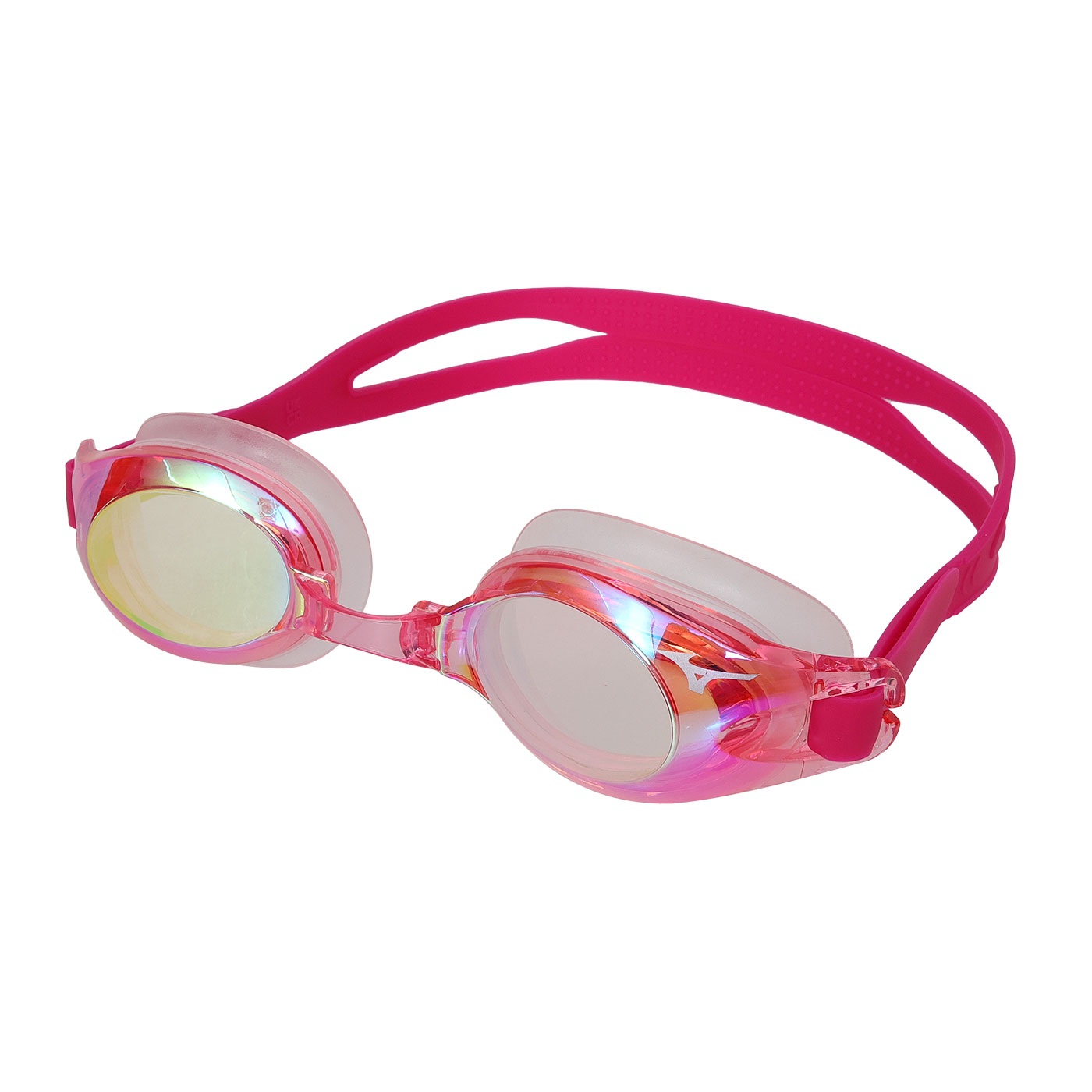 MIZUNO 泳鏡  SWIM N3TEB72100-64 - 亮淺粉桃紅