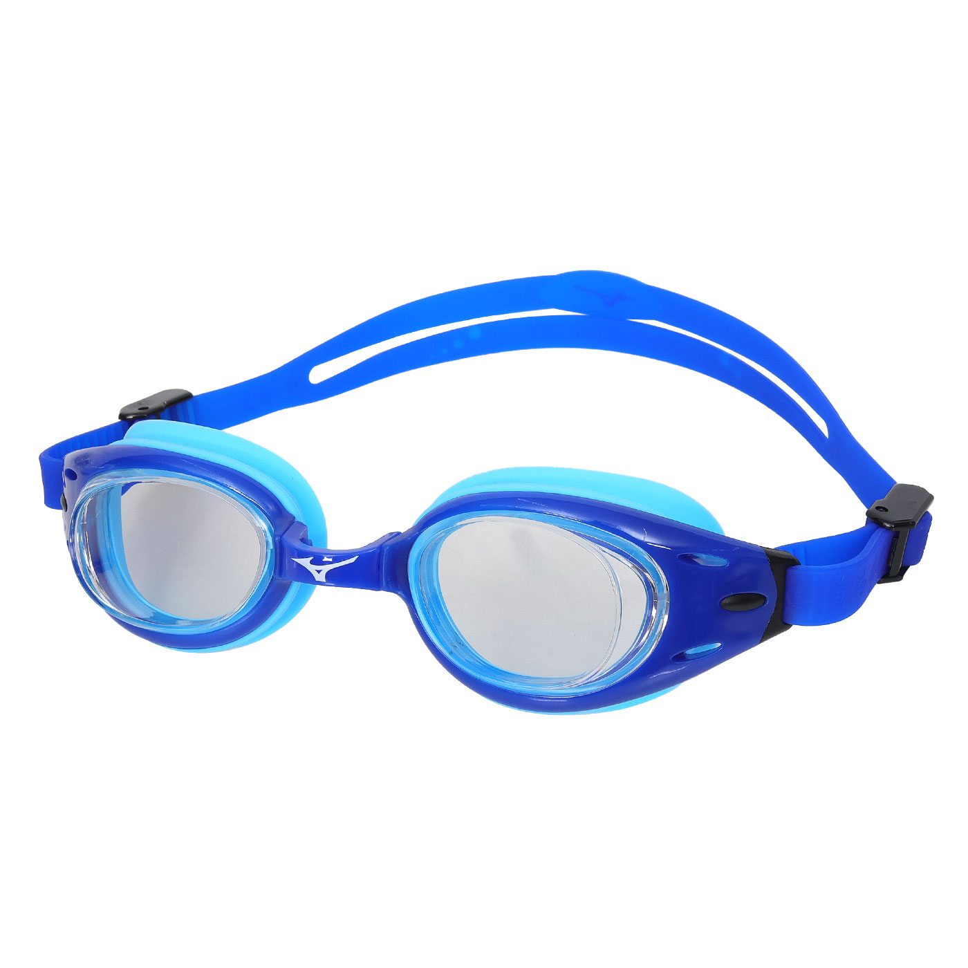 MIZUNO 兒童泳鏡  SWIM N3TFB10500-27 - 藍水藍白