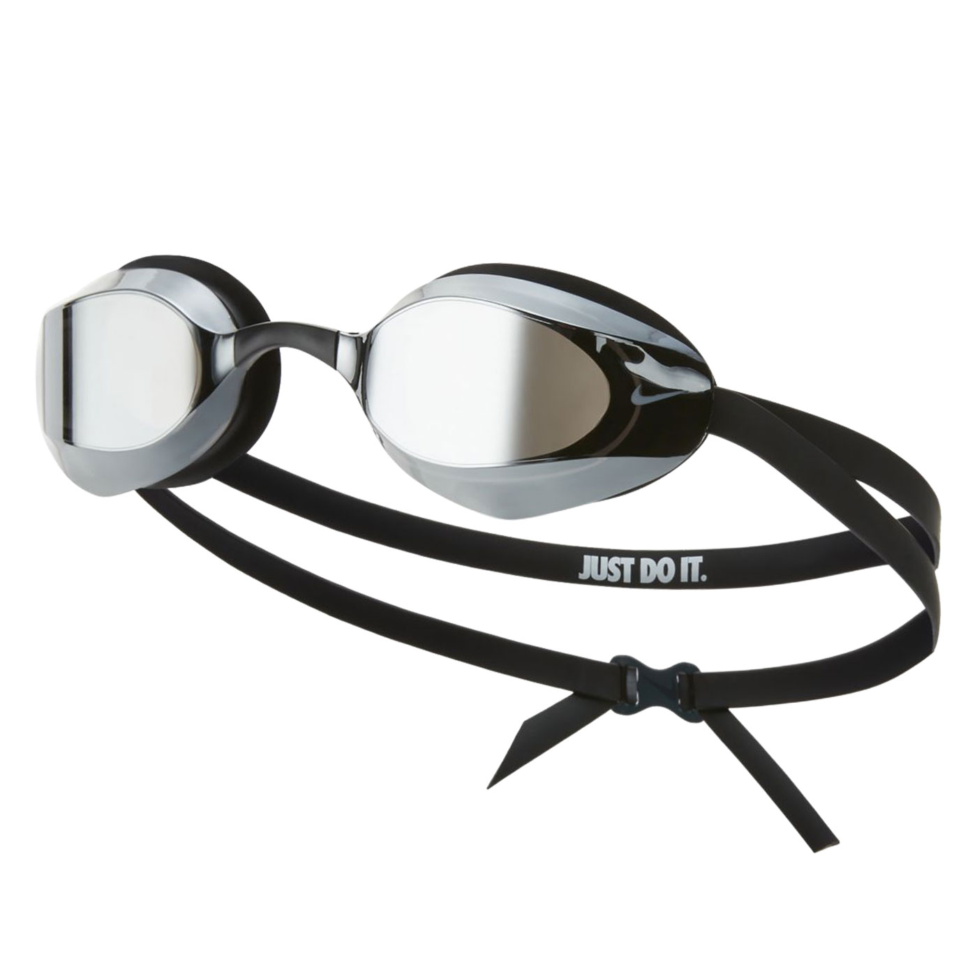 NIKE SWIM 成人專業型鏡面泳鏡 NESSA176-040 - 黑白