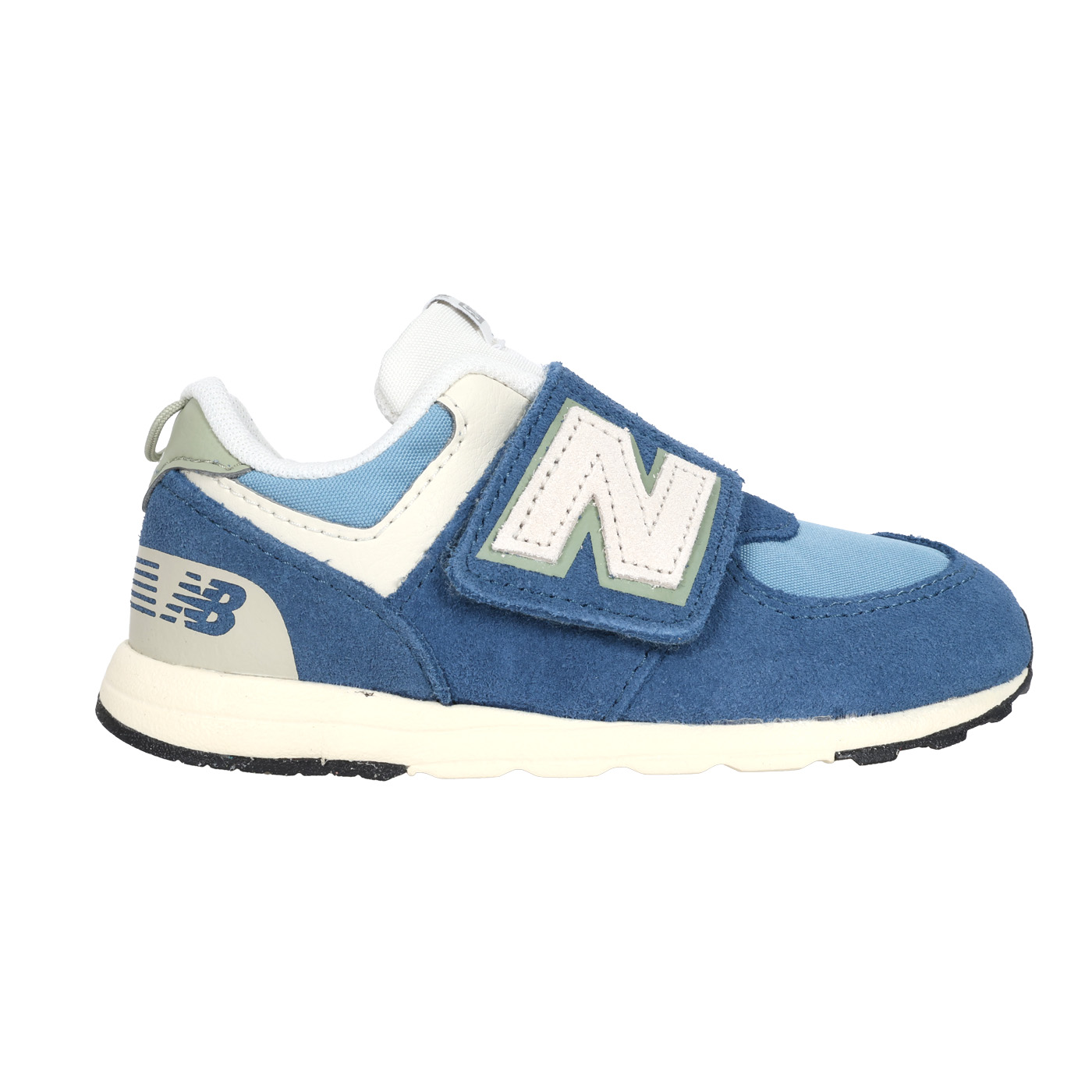 NEW BALANCE 小童運動鞋-WIDE  NW574BLE - 藍淺藍綠白