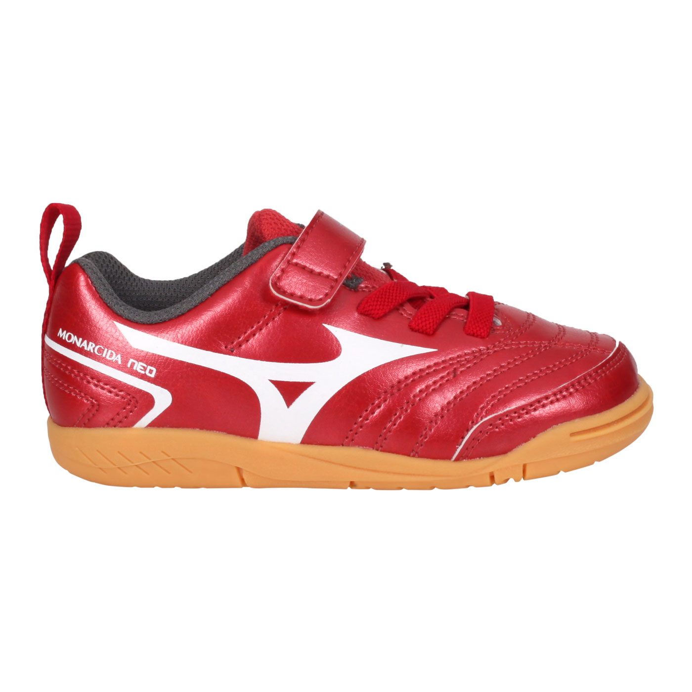 MIZUNO 中童足球鞋  @MONARCIDA NEO II CLUB KIDS IN@P1GG222660 - 紅灰白