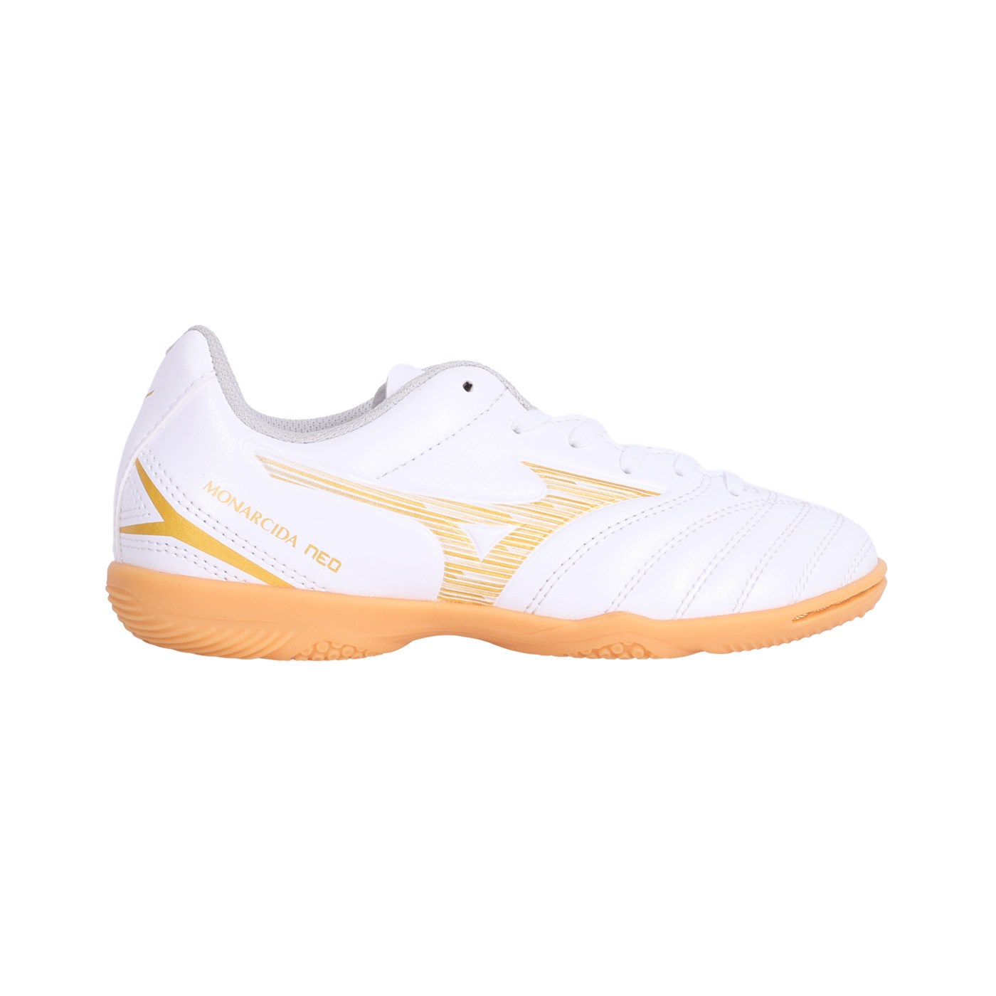 MIZUNO 兒童室內足球鞋-3E  @MONARCIDA NEO III SELECT Jr IN@ P1GG262550 - 白金