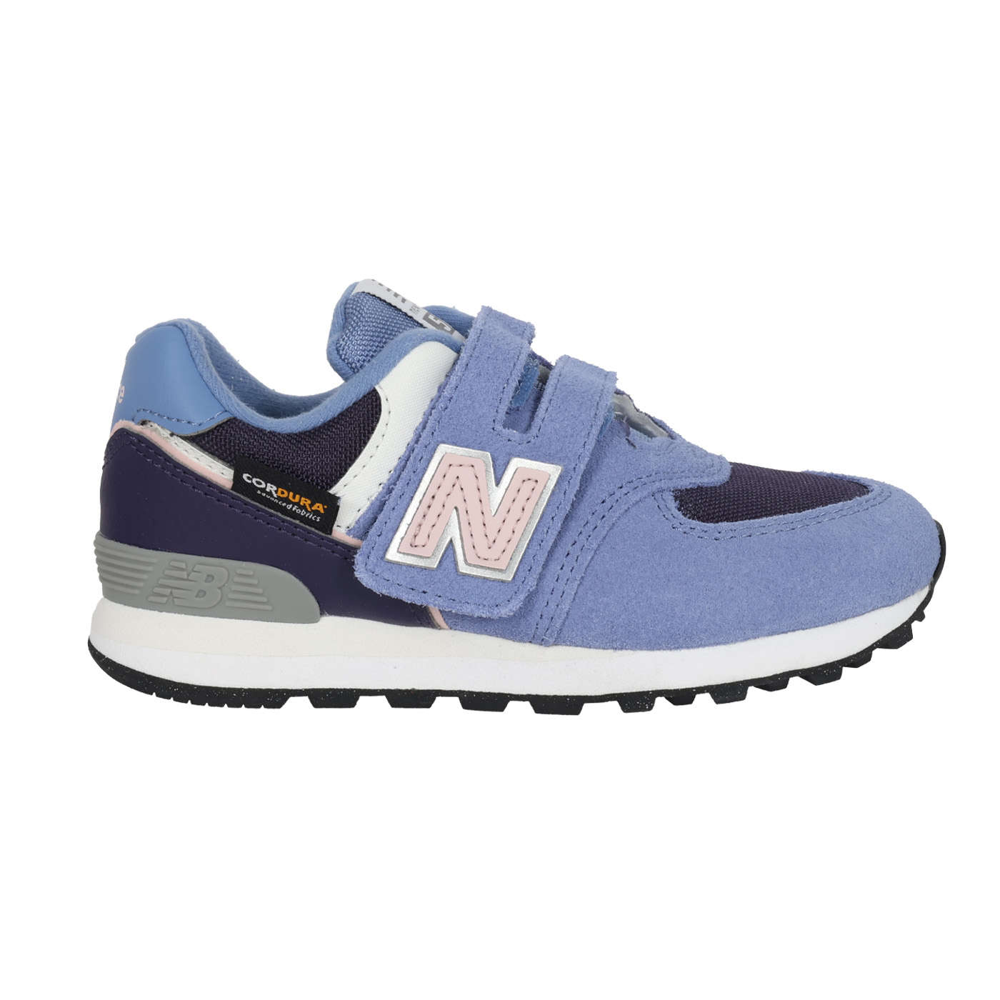 NEW BALANCE 中童休閒運動鞋-WIDE  P57422X - 靛藍丈青粉