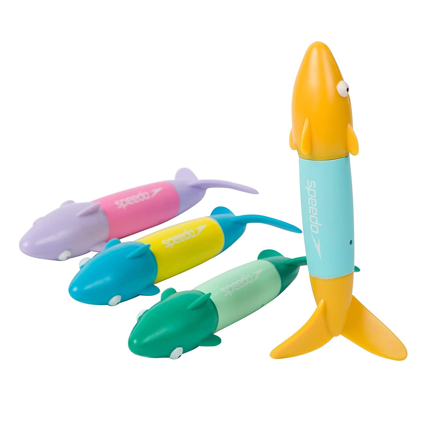 SPEEDO 水中造型玩具組 SD808384D703 - 藍粉綠黃
