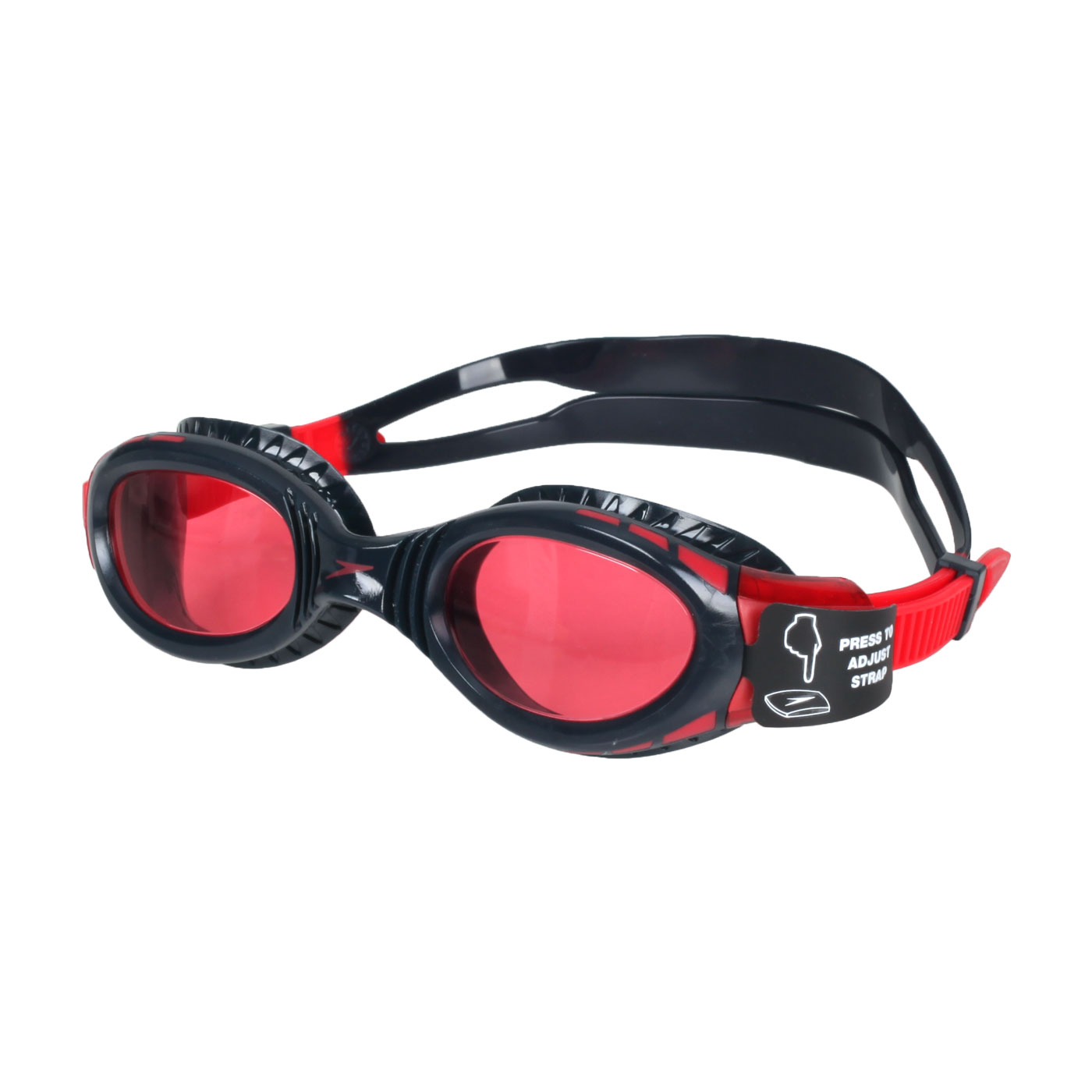 SPEEDO 兒童運動泳鏡 Biofuse Flexiseal SD811595D835 - 黑紅