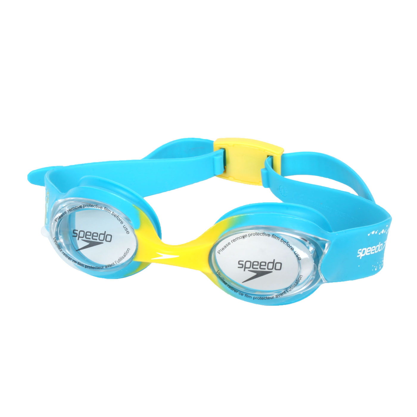 SPEEDO 幼童運動泳鏡 Illusion SD812115D664 - 水藍黃