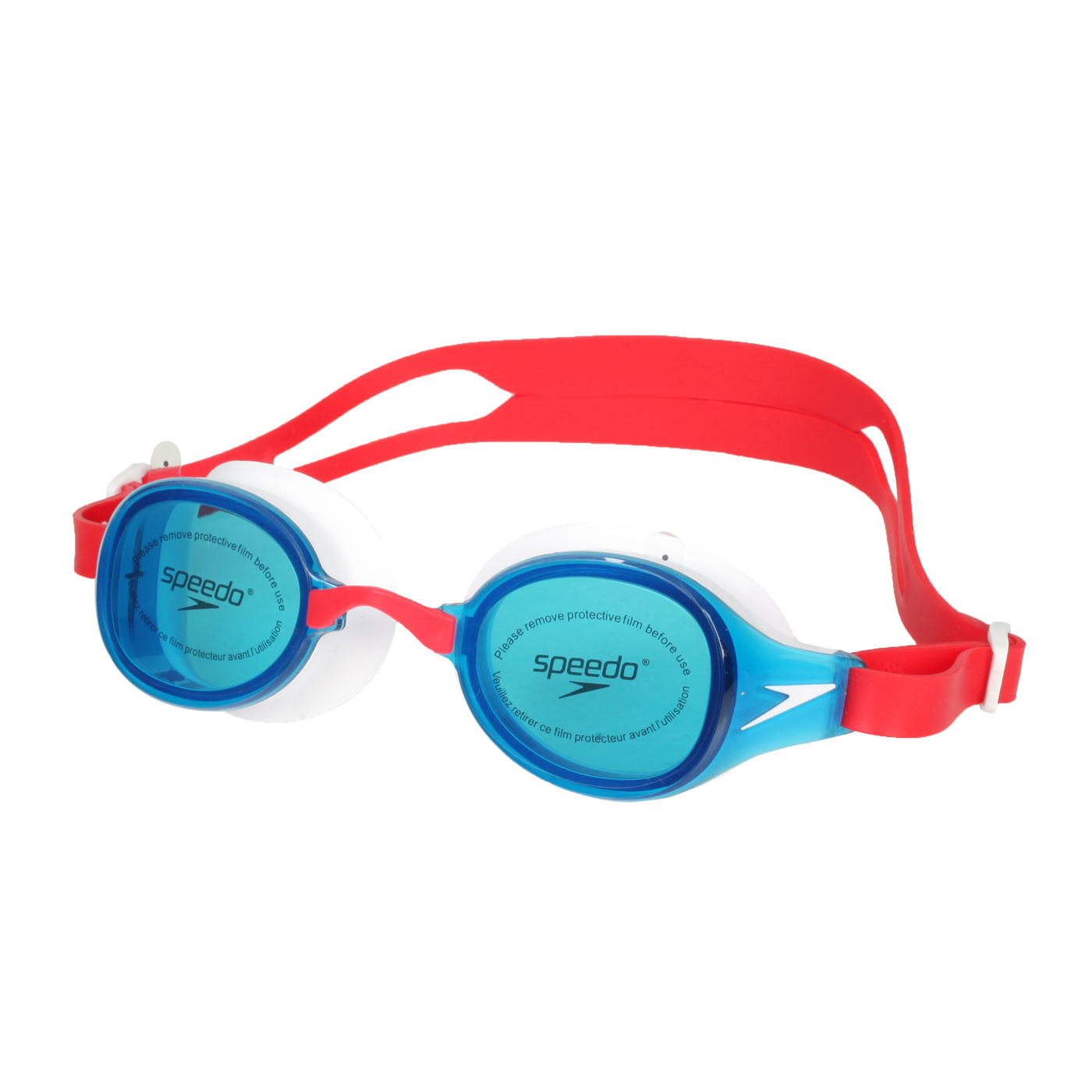 SPEEDO 兒童運動泳鏡 Hydropure SD8126723083 - 白藍紅