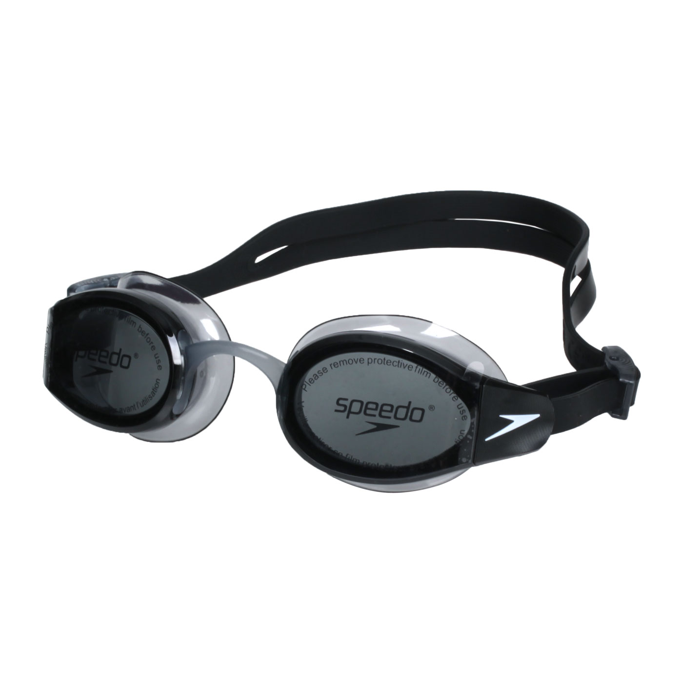 SPEEDO 成人運動泳鏡 Mariner Pro SD8135347988 - 灰黑