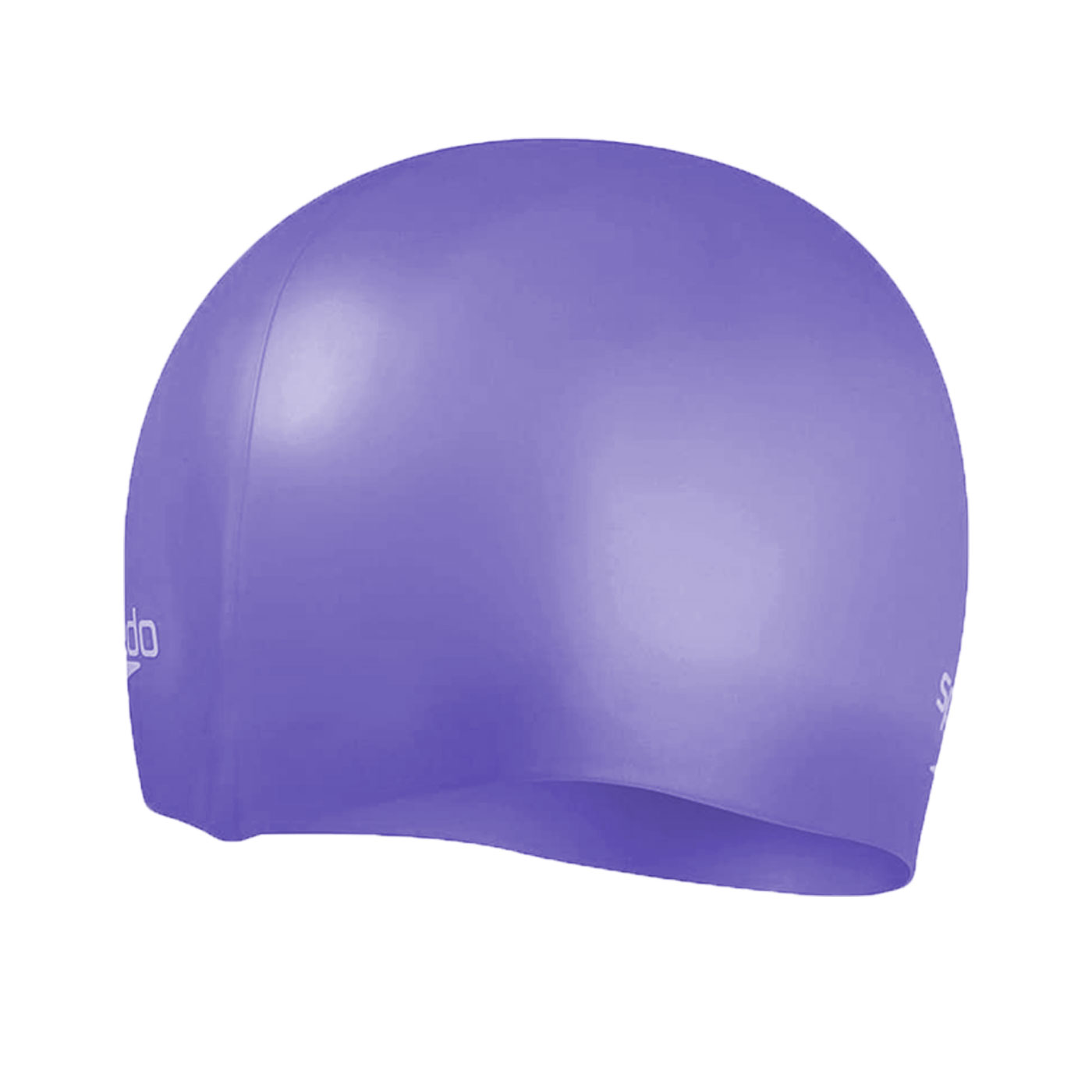 SPEEDO 成人矽膠泳帽 Plain Moulded  SD87098415333 - 紫白