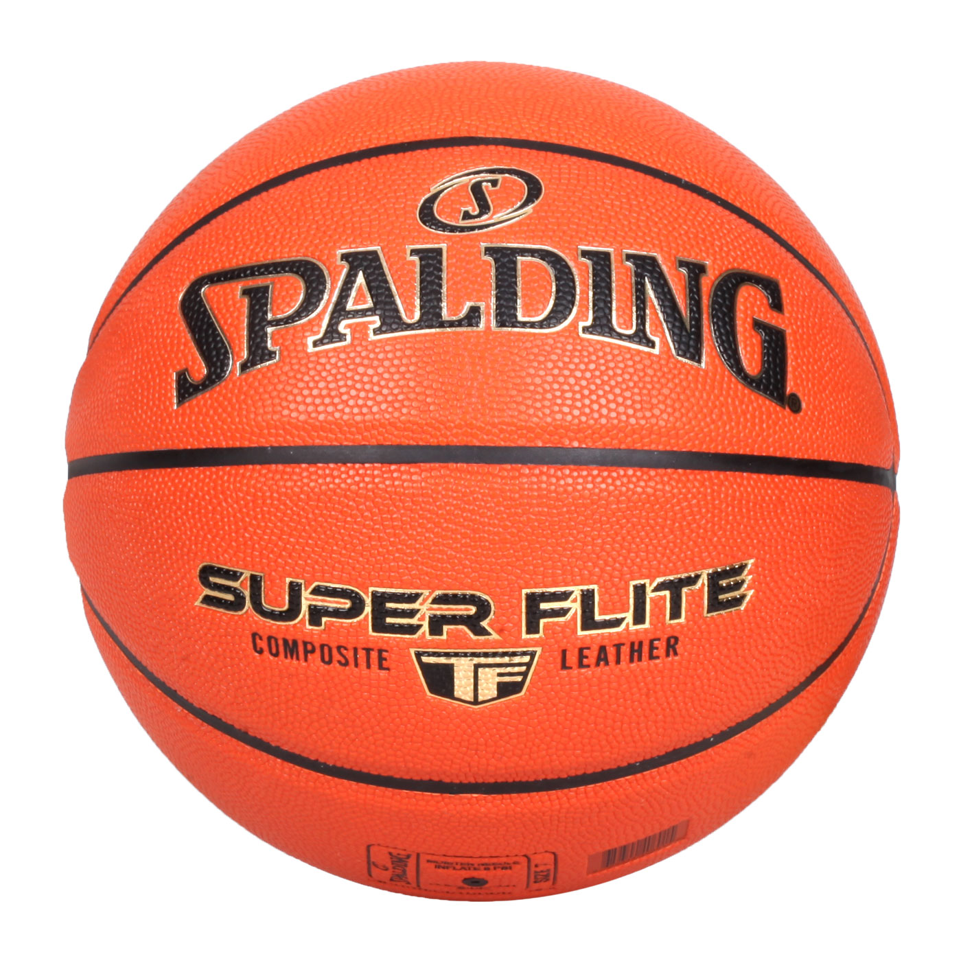 SPALDING Super Flite #7合成皮籃球#40601 SPA76927 - 橘黑金