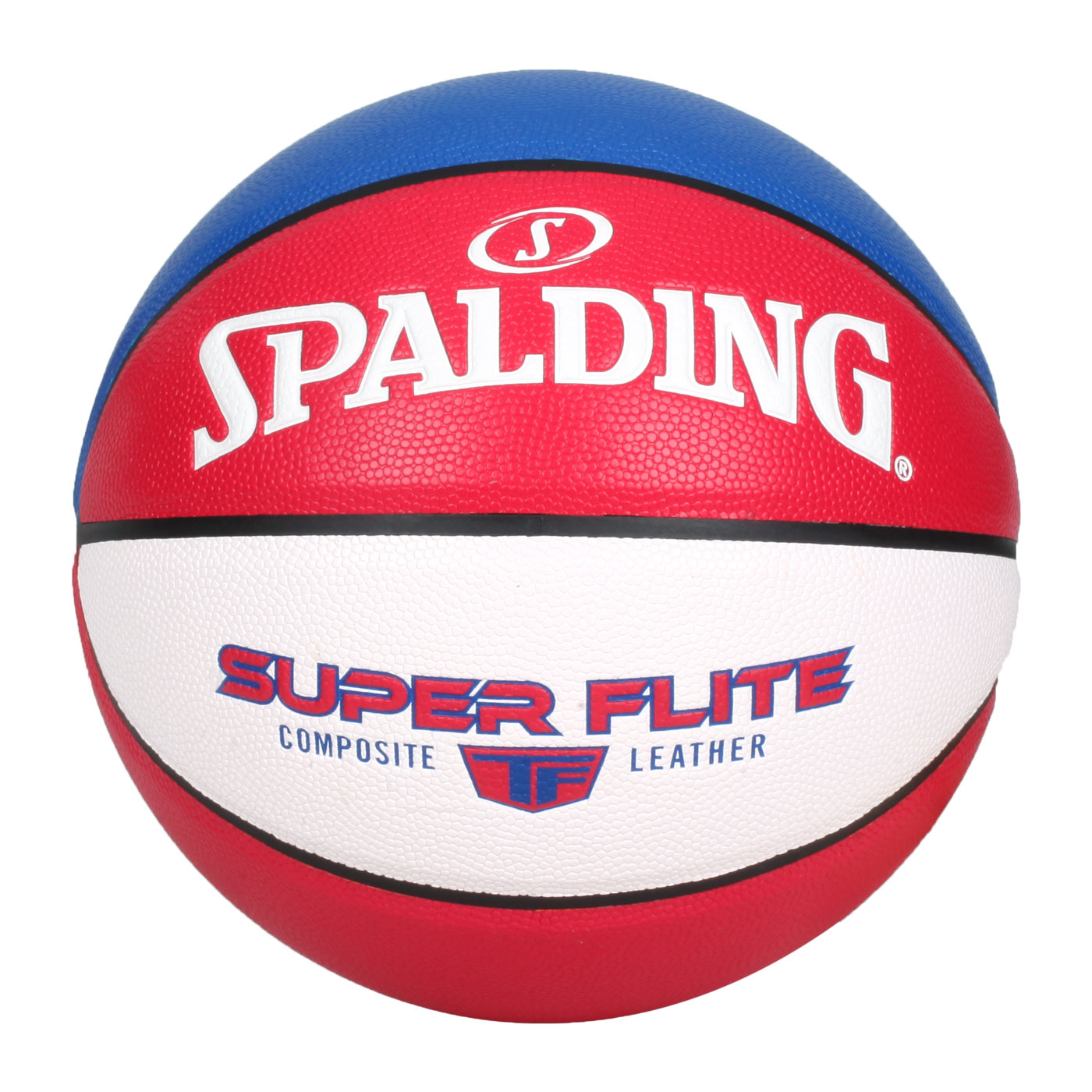SPALDING Super Flite #7合成皮籃球#40602 SPA76928 - 紅白藍