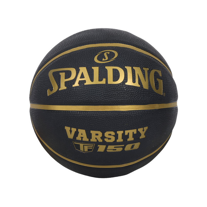 SPALDING TF-150 #7橡膠籃球#42737  SPA85253 - 黑金