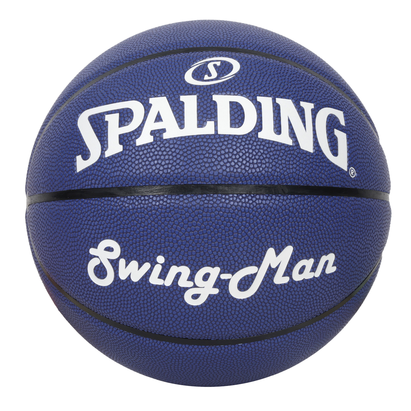 SPALDING Swingman系列#7合成皮籃球  SPB1131A7 - 深藍白