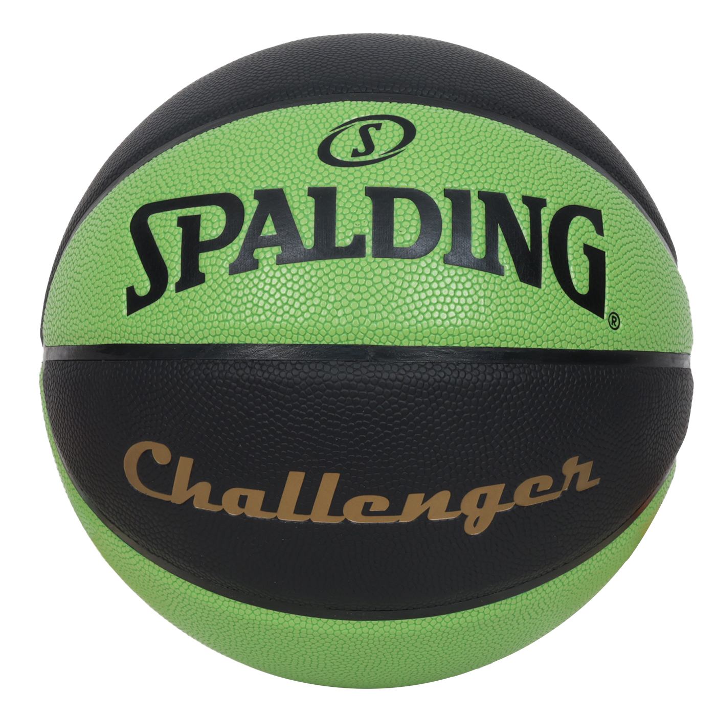 SPALDING Challenger系列#7合成皮籃球  SPB1132B7 - 綠黑金