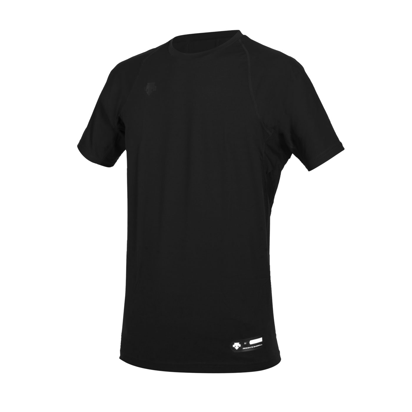 DESCENTE 男款圓領短袖T恤 STD-721T-BLK - 黑