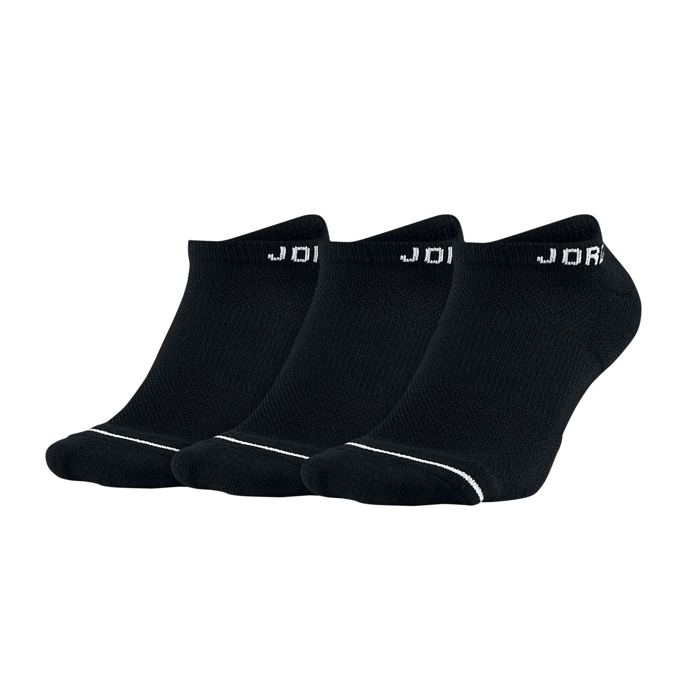NIKE JORDAN 籃球短襪(三雙入) SX5546-010 - 黑黑白