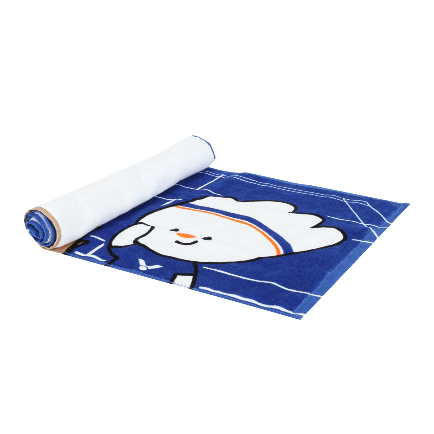 VICTOR 吉祥物系列運動毛巾  TW2602WAC - 藍白棕