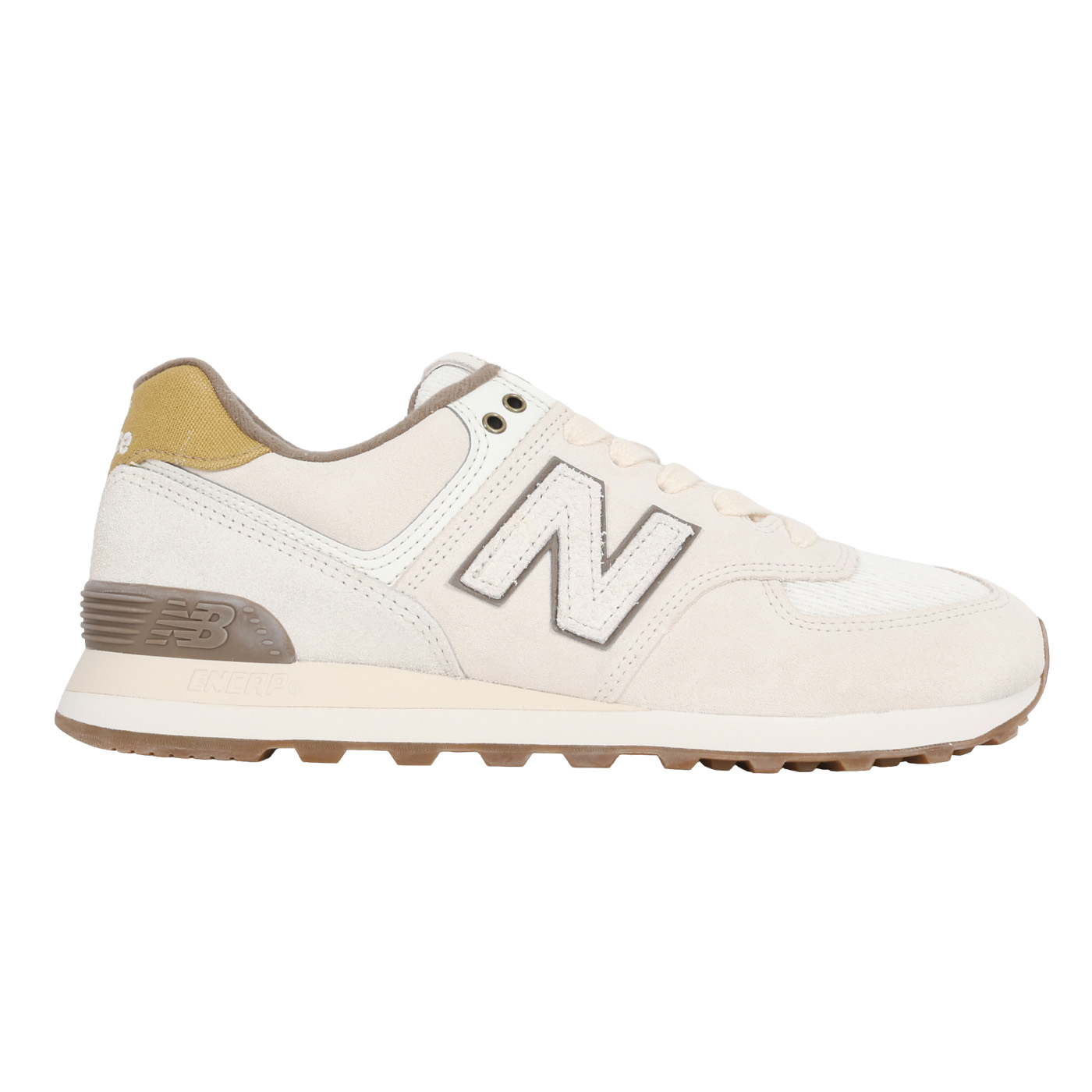 NEW BALANCE 男款復古休閒鞋  @574@ U574805 - 淺杏咖啡棕