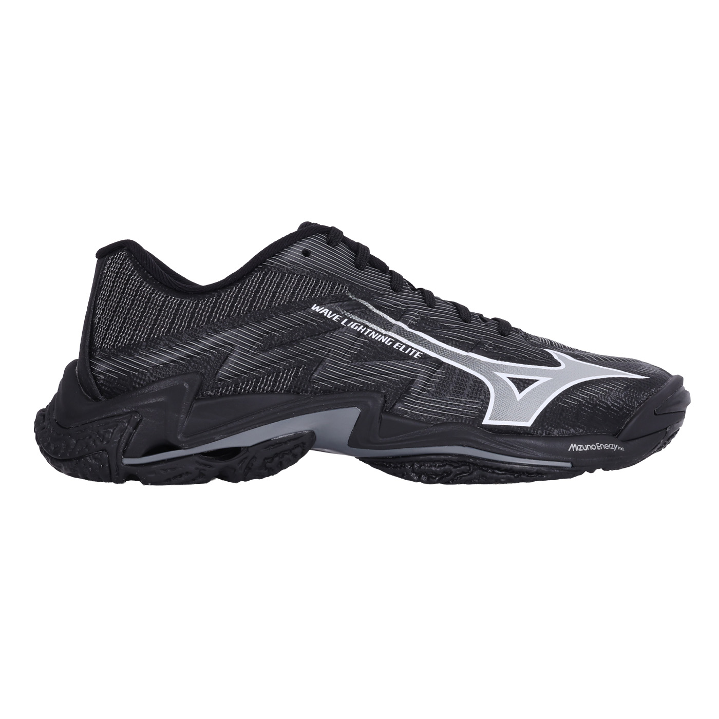 MIZUNO 男款排球鞋  @WAVE LIGHTNING ELITE@ V1GA260082 - 黑白