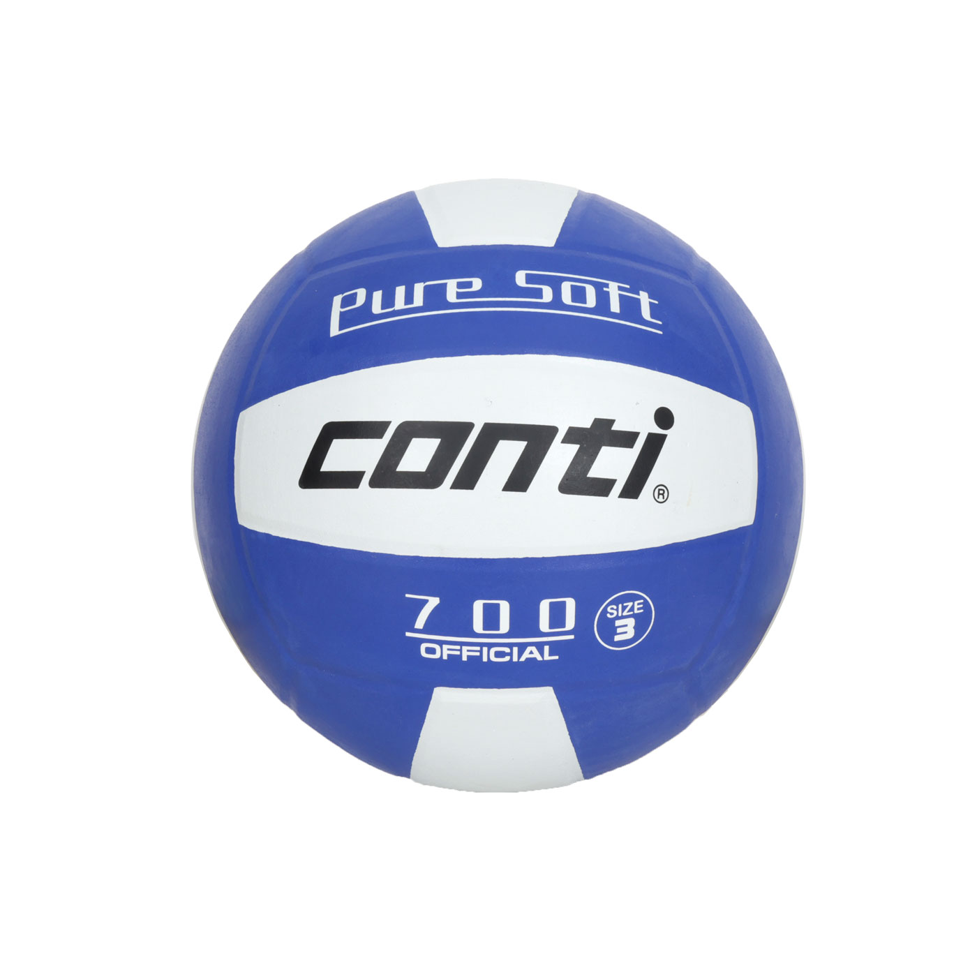 詠冠conti 3號超軟橡膠排球-雙色系列 CONTI V700-3-WB - 藍白