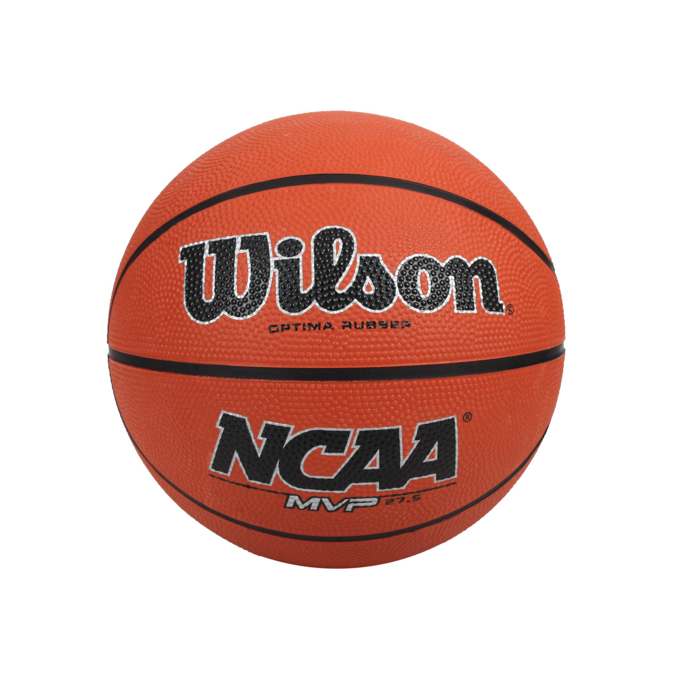 WILSON NCAA MVP 橡膠籃球#5 WTB0762XDEF - 橘黑