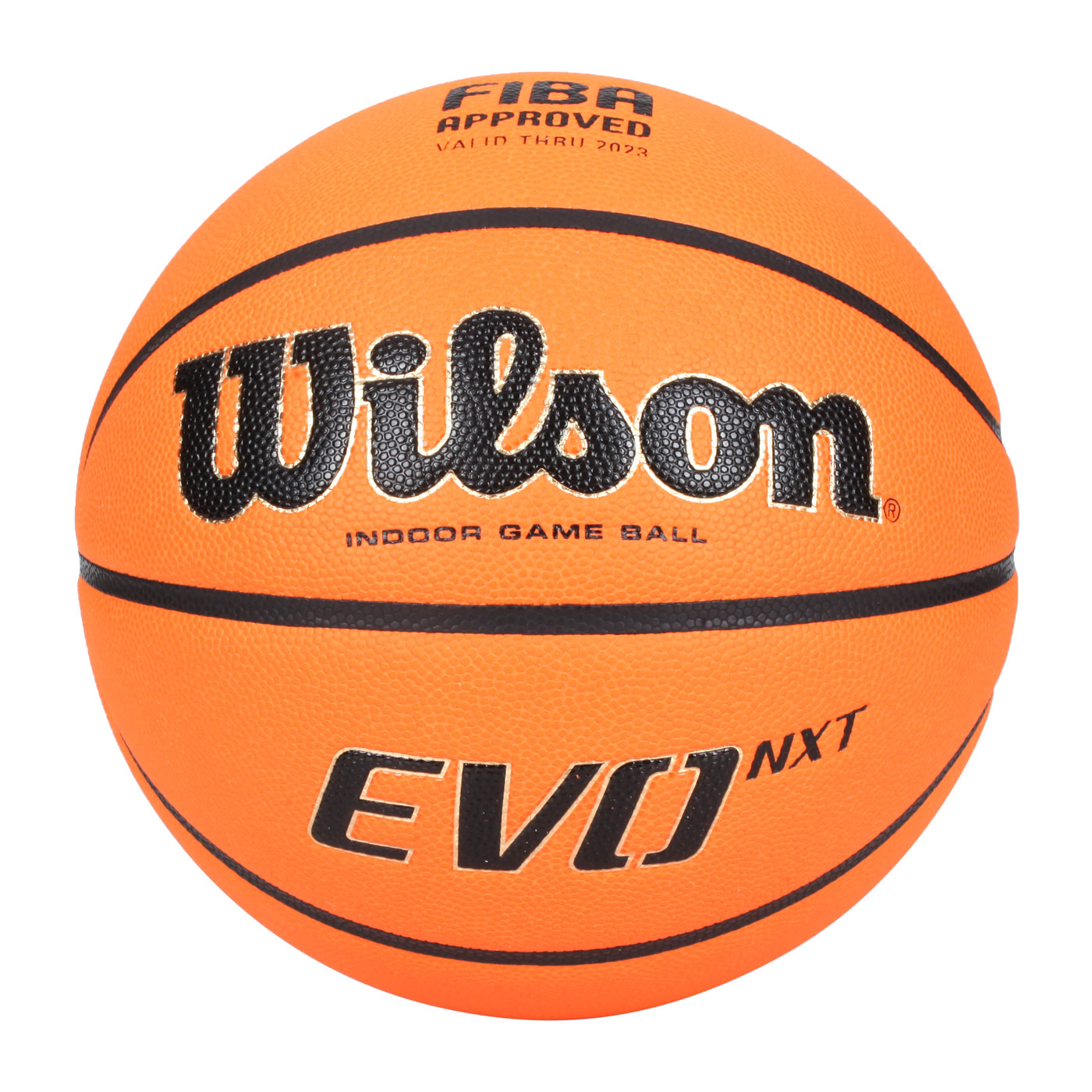 WILSON FIBA EVO NXT 合成皮籃球#7 WTB0965XB - 橘黑金