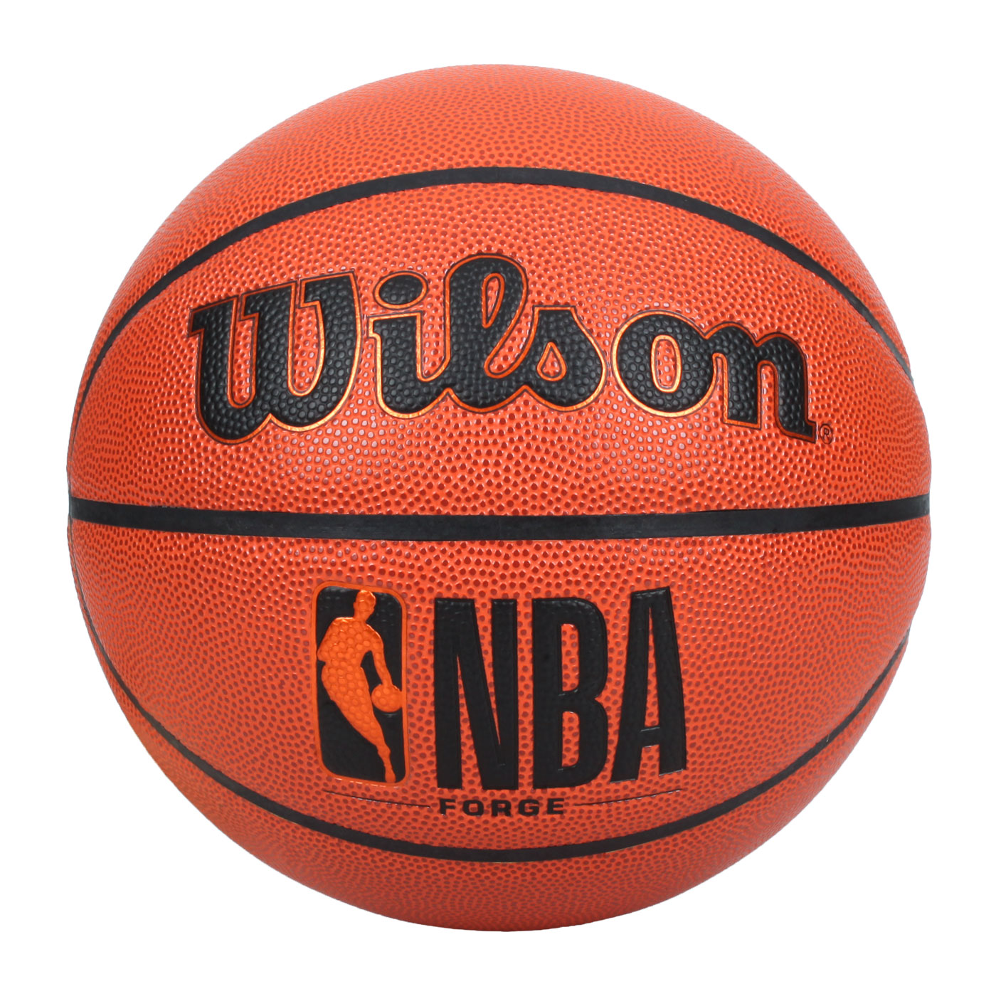 WILSON NBA FORGE系列合成皮籃球#7 WTB8200XB07 - 橘黑