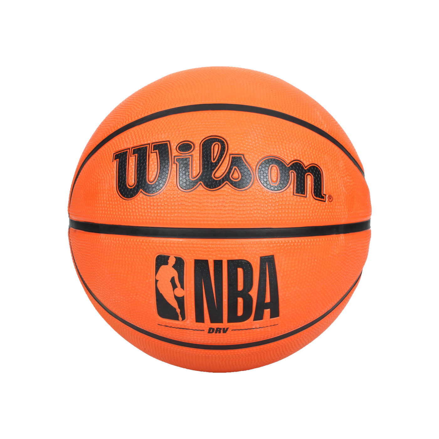 WILSON NBA DRV系列 橡膠籃球#5 WTB9300XB05 - 橘黑