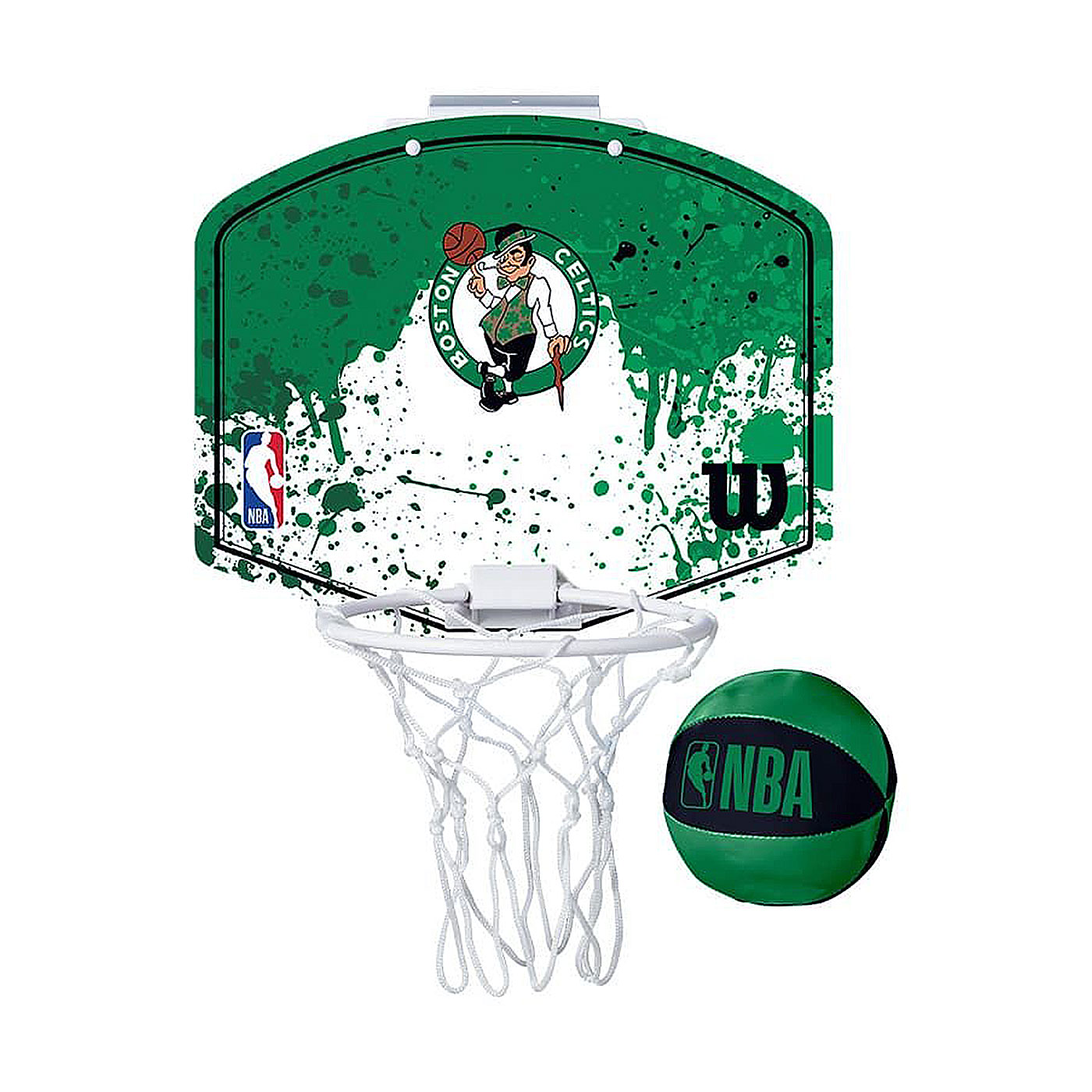 WILSON NBA 迷你籃板 21' 賽爾蒂克隊 (含小球)  WTBA1302BOS - 綠黑白