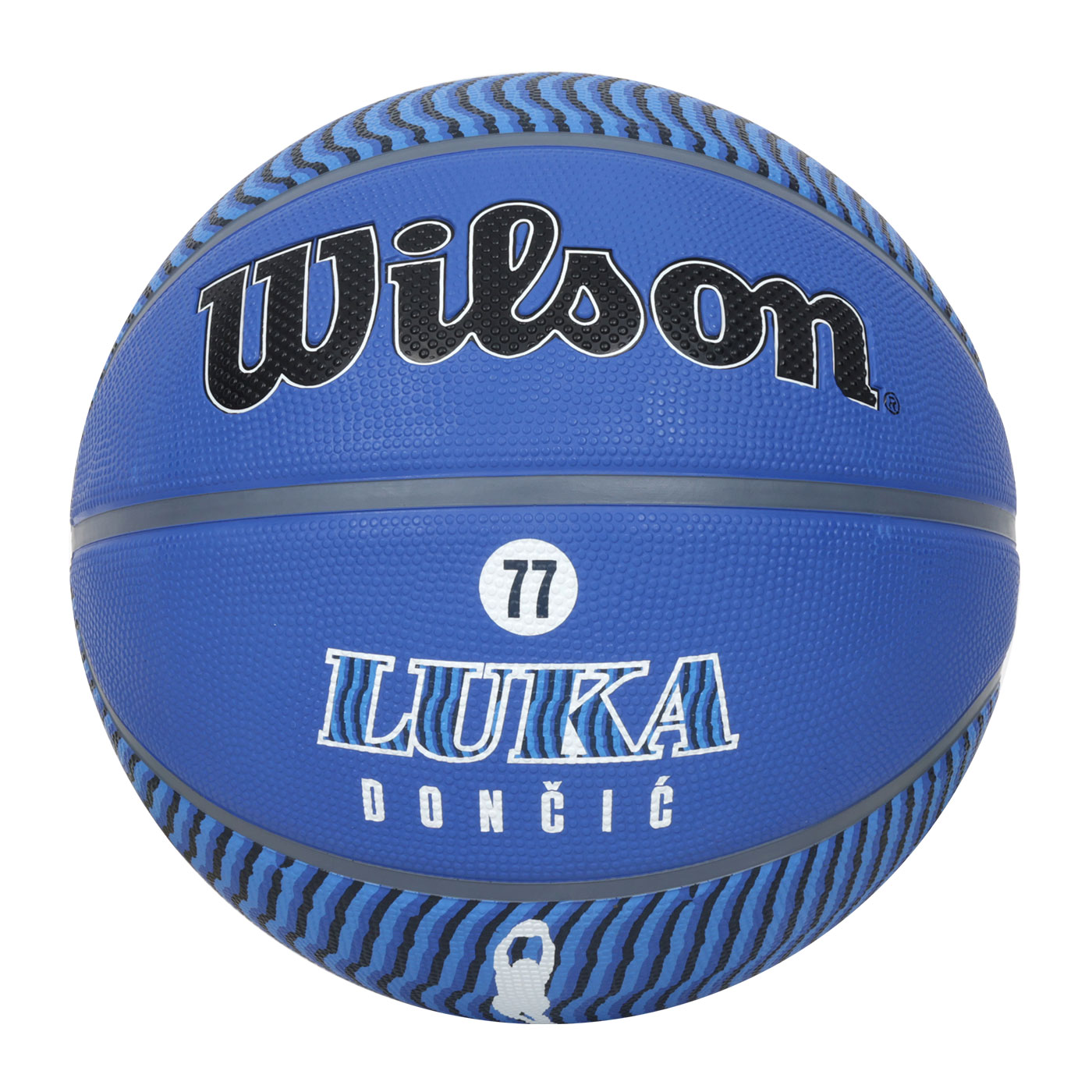 WILSON NBA 球員系列 22' LUKA #7橡膠籃球   WZ4006401XB7 - 藍黑白