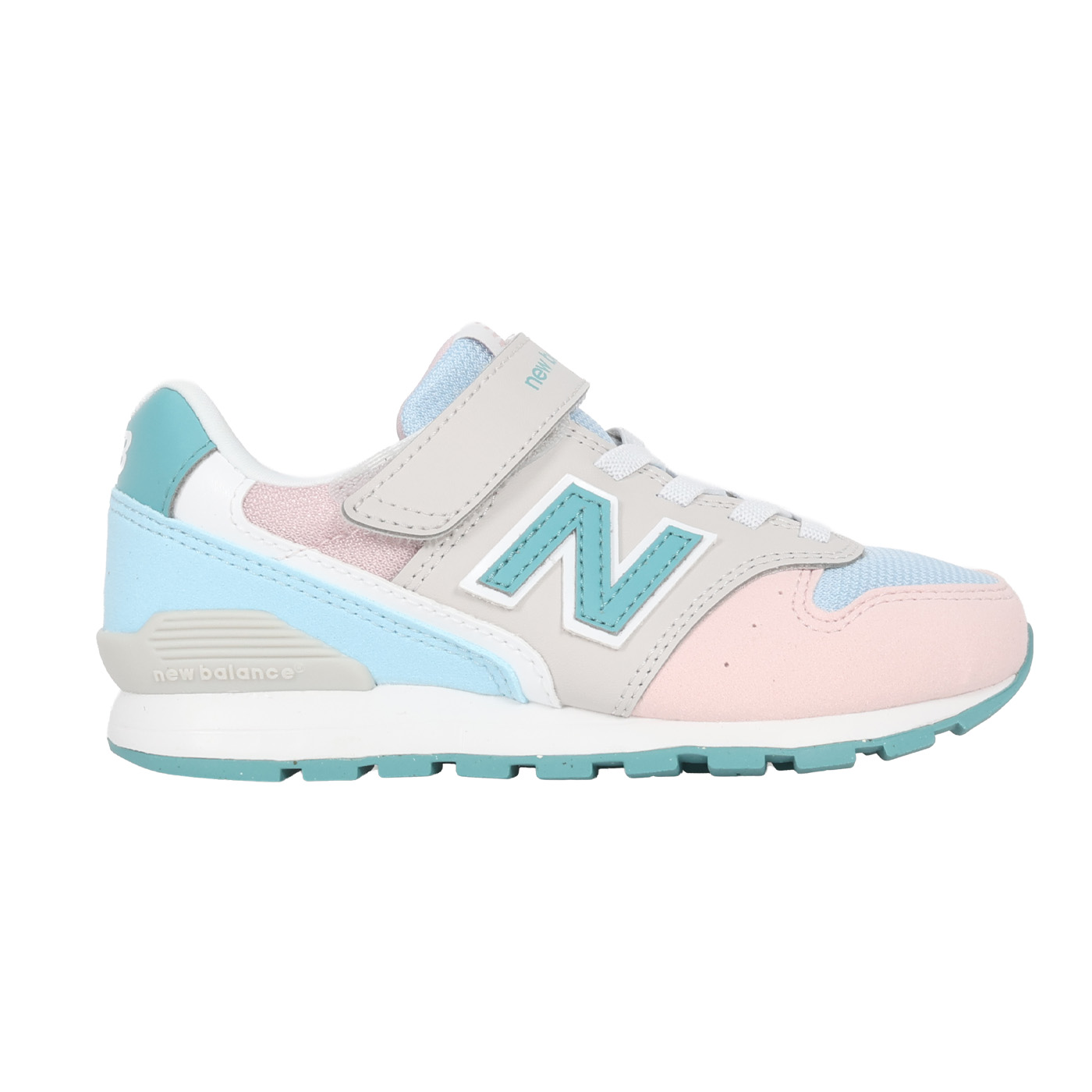 NEW BALANCE 中童休閒運動鞋-WIDE  @996@ Y9965B0 - 灰水藍粉綠